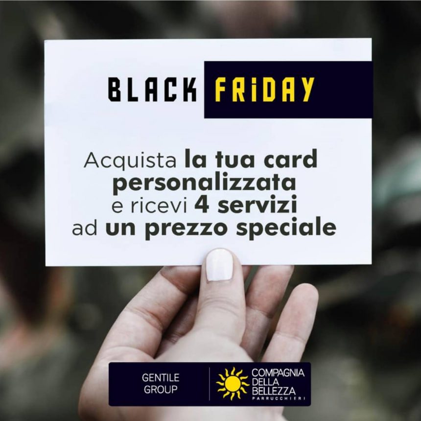 COMPAGNIA DELLA BELLEZZA – BLACK FRIDAY CARD!