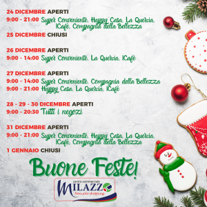 LE FESTE @ CENTRO COMMERCIALE MILAZZO!