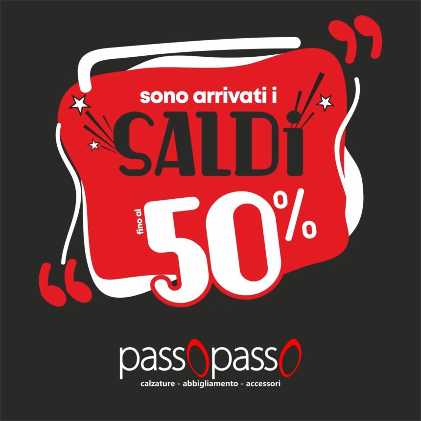 PASSO PASSO: SALDI SALDI SALDI