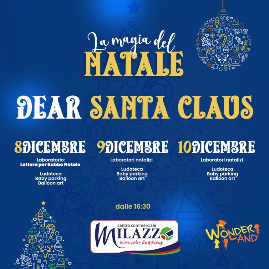 La Magia del Natale al Centro Commerciale Milazzo!